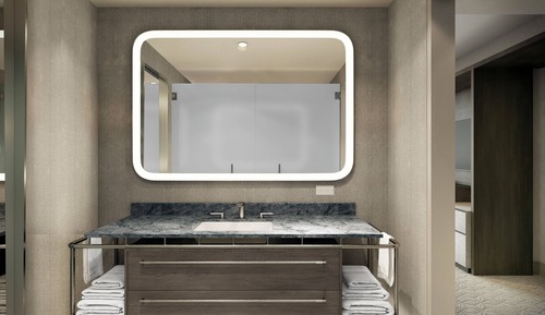 Habitación, 1 cama de matrimonio grande con sofá cama, en esquina