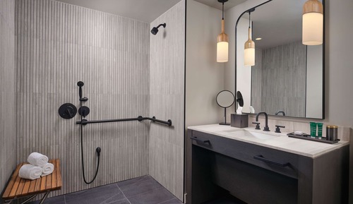 Habitación, 2 camas de matrimonio (Shower)