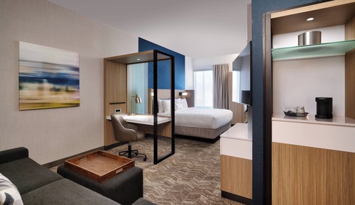 Suite, 1 cama de matrimonio grande con sofá cama, vistas a la montaña
