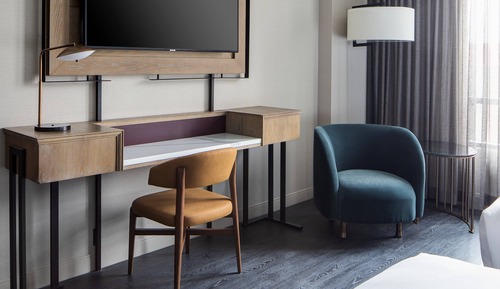 Habitación Deluxe, 2 camas de matrimonio, no fumadores, vistas a la ciudad