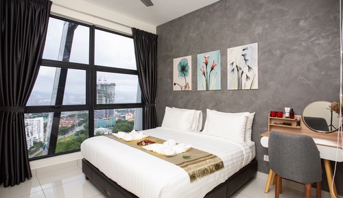 Apartamento estándar, 1 habitación, no fumadores, vistas a la ciudad
