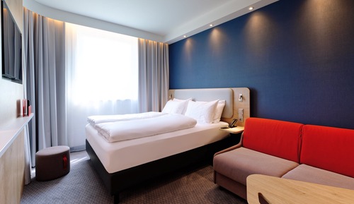 Habitación estándar, 1 cama de matrimonio con sofá cama