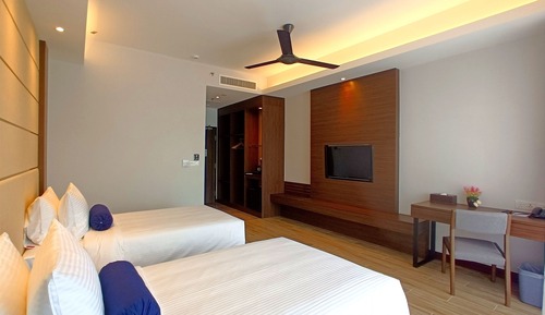 Habitación Deluxe, 2 camas individuales, vistas a la ciudad