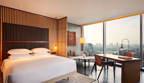 Habitación, 1 cama de matrimonio grande (Monas View)