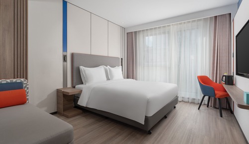 Habitación estándar, 1 cama de matrimonio grande, balcón
