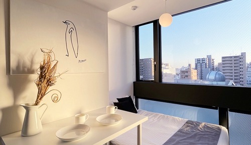 Apartamento Deluxe, 1 habitación, no fumadores, vistas a la ciudad (bHotel Nekoyard 801)