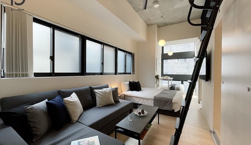 Apartamento Deluxe, 1 habitación, no fumadores, vistas a la ciudad (bHotel Nekoyard 201)