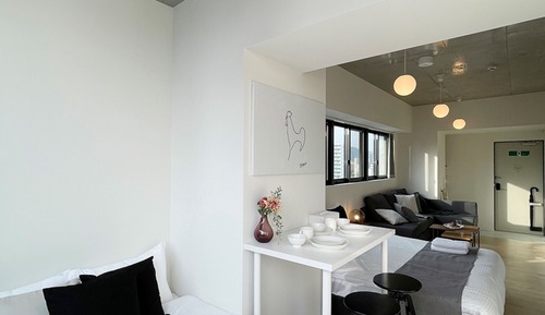 Apartamento Deluxe, 1 habitación, no fumadores, vistas a la ciudad (bHotel Nekoyard 702)
