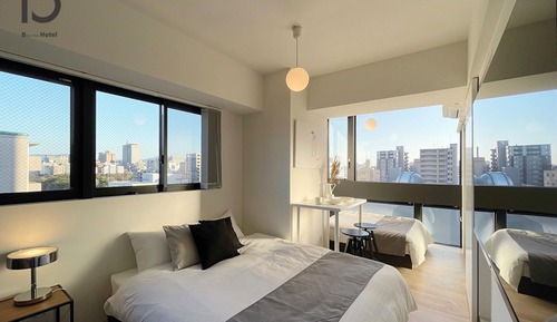 Apartamento Deluxe, 1 habitación, no fumadores, vistas a la ciudad (bHotel Nekoyard 701)