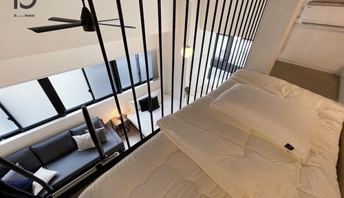 Apartamento Deluxe, 1 habitación, no fumadores, vistas a la ciudad (bHotel Nekoyard 402)