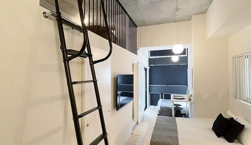 Apartamento Deluxe, 1 habitación, no fumadores, vistas a la ciudad (bHotel Nekoyard 302)