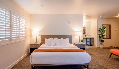 Habitación superior, 1 cama de matrimonio grande, ducha adaptada