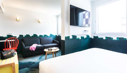 Suite familiar, 1 cama doble con sofá cama