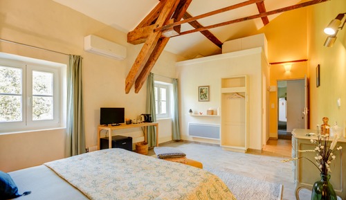 Habitación Confort doble, vistas a la piscina (Chambre de l'Oranger)
