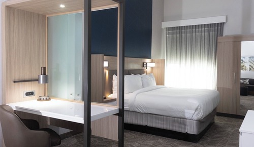 Suite estudio, 1 cama de matrimonio grande con sofá cama