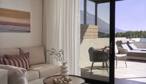 Suite estudio junior, piscina privada, vistas al mar (Cozy Pool)