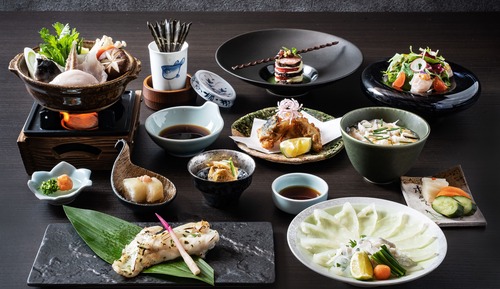 Habitación cuádruple tradicional, no fumadores, vistas al jardín (Japanese, Sugao with Fugu Kaiseki)