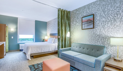 Estudio, 1 cama de matrimonio grande, accesible para personas con discapacidad (Hearing)