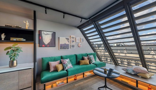 Loft, 1 cama de matrimonio grande, no fumadores, vistas a la ciudad (City View)