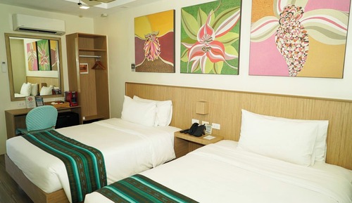 Habitación superior, 2 camas dobles