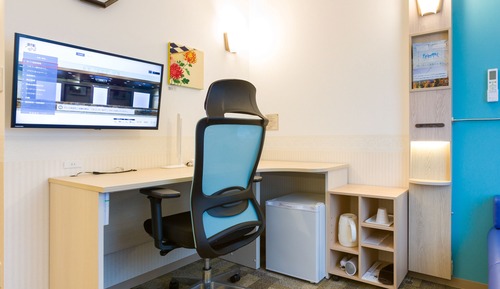 Habitación individual, no fumadores (for remote working)