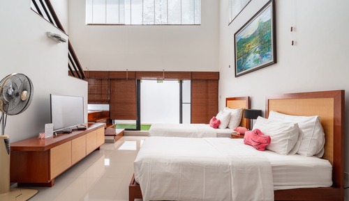 Duplex Twin with Terrace - Garden View