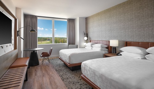 Habitación Club, 2 camas de matrimonio, no fumadores, vistas al campo de golf