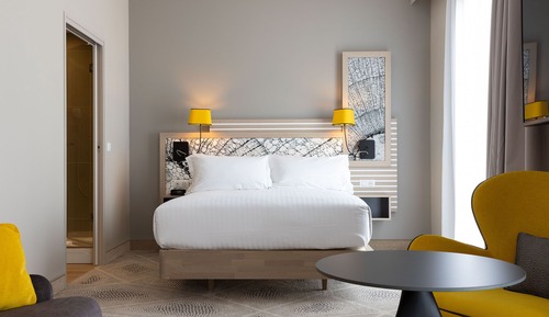 Habitación, 1 cama de matrimonio grande, accesible para personas con discapacidad
