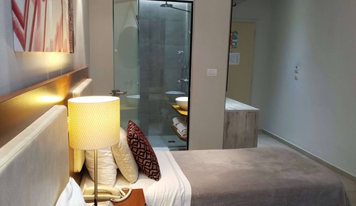 Habitación Confort, 2 camas individuales, balcón, vistas al jardín