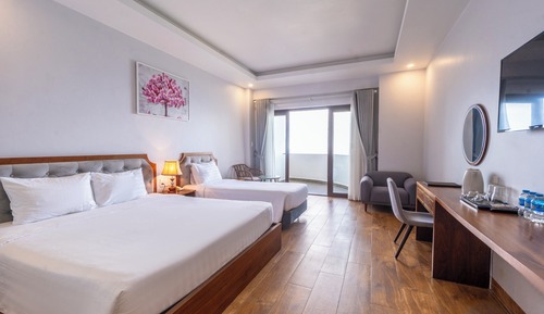 Habitación triple ejecutiva, vistas al mar