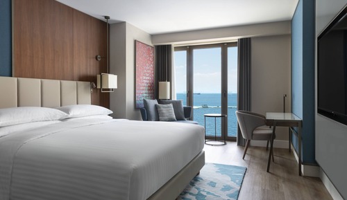 Habitación estándar, 1 cama de matrimonio grande, vistas a la ciudad