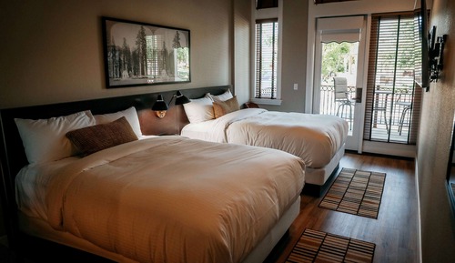 Habitación Deluxe, 2 camas de matrimonio, no fumadores