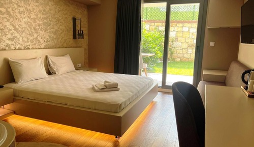 Habitación exclusiva doble, vistas al jardín