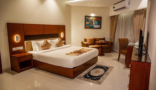 Habitación Deluxe doble, 1 cama de matrimonio grande, balcón, vistas al mar