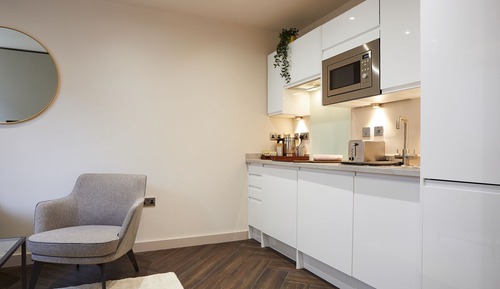 Estudio City, 1 cama doble, cocina