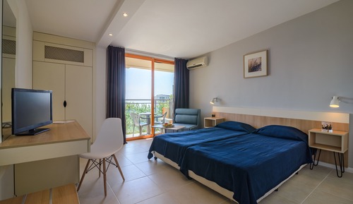 Habitación estándar con 2 camas individuales, vistas al mar