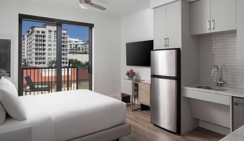 Estudio, 1 cama de matrimonio