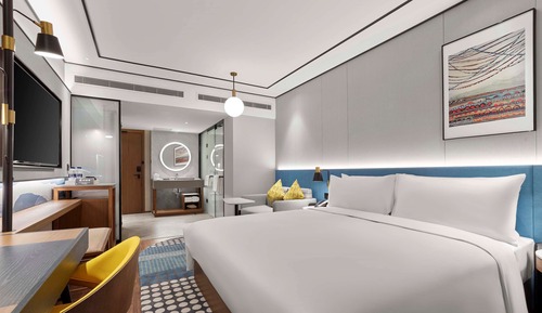 Habitación, 1 cama de matrimonio grande, accesible para personas con discapacidad