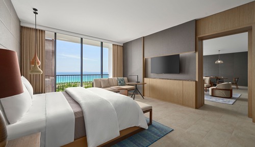 Suite ejecutiva, 1 cama de matrimonio grande, no fumadores, vistas al mar (Balcony)
