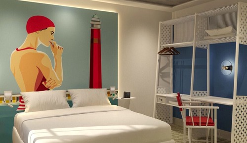 Habitación familiar, varias camas