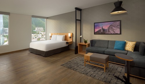 Habitación, 1 cama de matrimonio grande con sofá cama, accesible para personas con discapacidad
