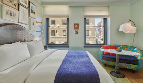 Habitación, 1 cama de matrimonio grande, no fumadores, vistas a la ciudad