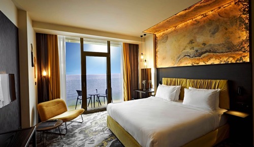 Habitación Deluxe, cocina básica, vistas al mar