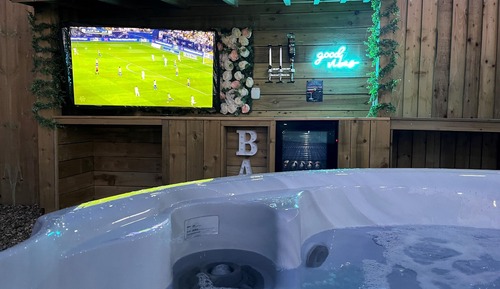 Casa de campo de lujo, baño privado