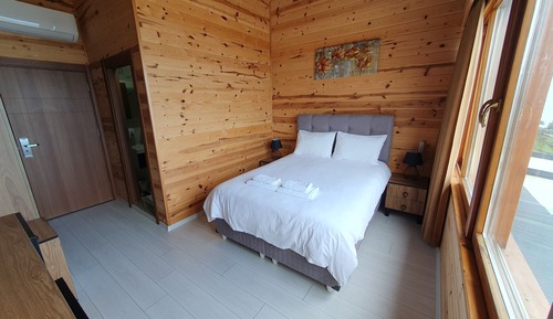 Habitación estándar doble de uso individual, 1 cama de matrimonio, no fumadores, vistas al mar