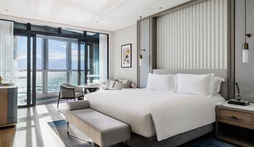 Habitación Deluxe, 1 cama de matrimonio grande, vistas al mar