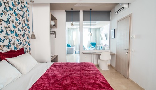 Apartamento familiar, 2 habitaciones, 2 baños, vistas al mar