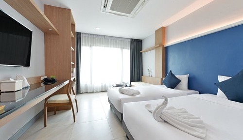 Habitación City doble, 1 cama de matrimonio grande