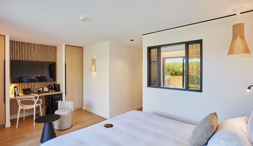 Habitación superior, 1 cama de matrimonio, en la zona del jardín