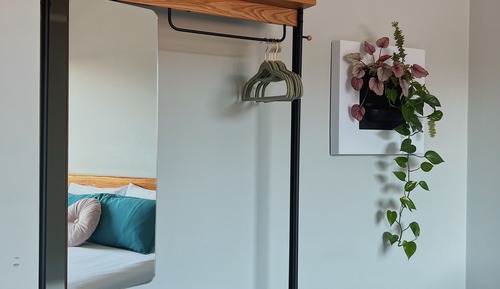 Habitación doble, 1 cama de matrimonio, baño compartido